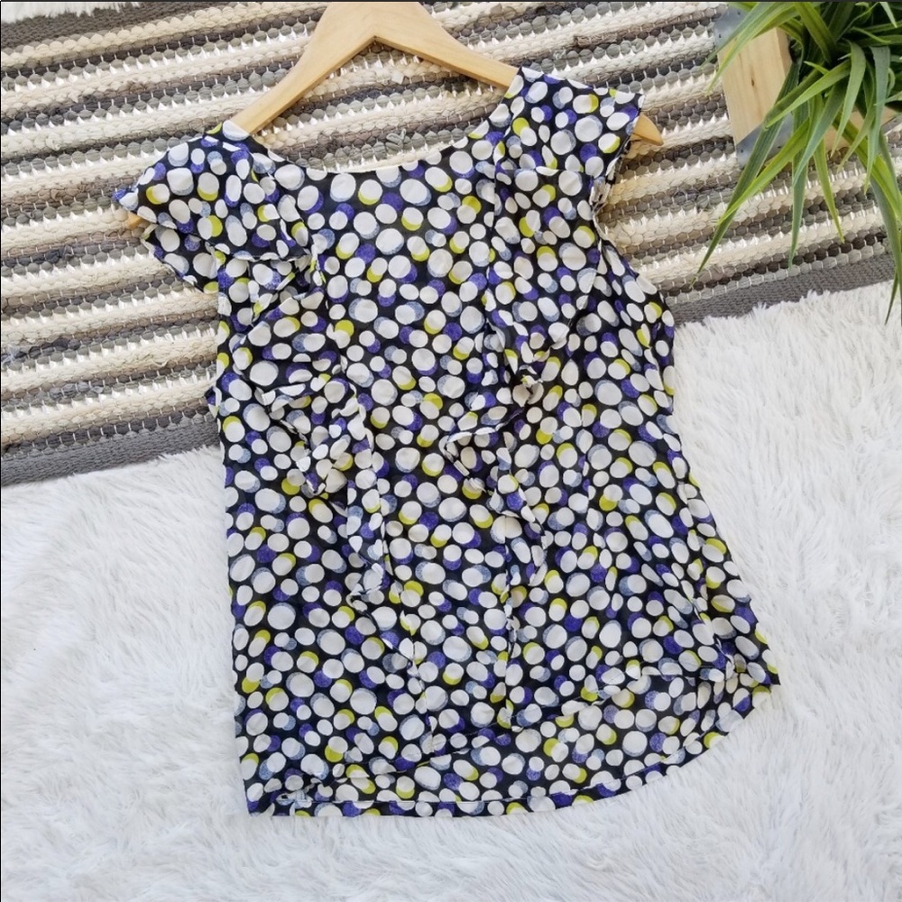 Portrait of a Girl Sink Ruffle Blouse - Anthro